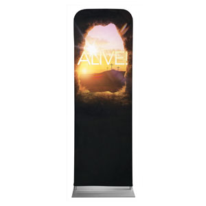 Alive Sunrise Tomb 2' x 6' Sleeve Banner