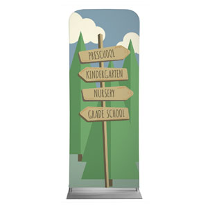 Woodland Friends Directional 2'7" x 6'7" Sleeve Banners