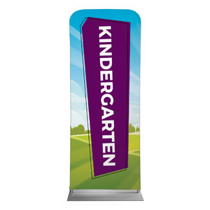 Bright Meadow Kindergarten 2'7" x 6'7" Sleeve Banners