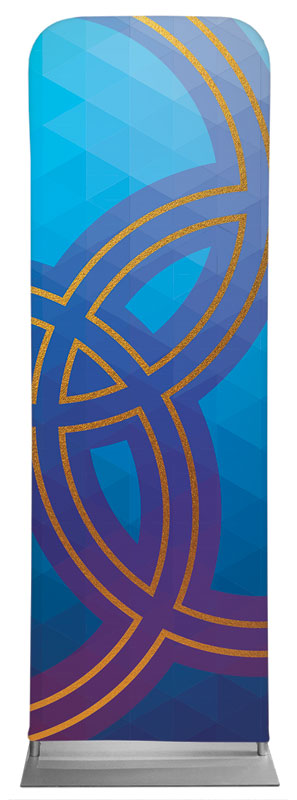 Banners, Icons, Bold Iconography Trinity, 2' x 6'