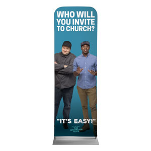 Josh and Steve 2' x 6' Sleeve Banner