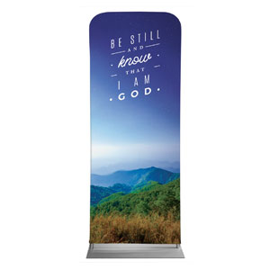 Mountains Be Still 2'7" x 6'7" Sleeve Banners