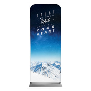Mountains Trust 2'7" x 6'7" Sleeve Banners