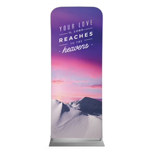 Mountains Your Love 2'7" x 6'7" Sleeve Banners