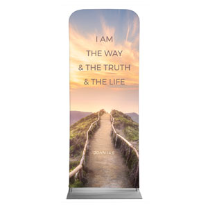 Way Truth Life Path 2'7" x 6'7" Sleeve Banners