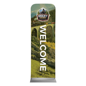 Rocky Railway Welcome 2' x 6' Sleeve Banner