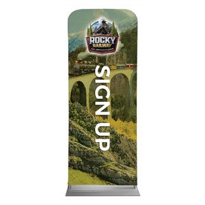 Rocky Railway Sign Up 2'7" x 6'7" Sleeve Banners