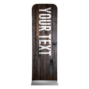 Dark Wood Easter At Your Text 2' x 6' Sleeve Banner