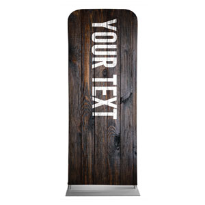 Dark Wood Easter At Your Text 2'7" x 6'7" Sleeve Banners