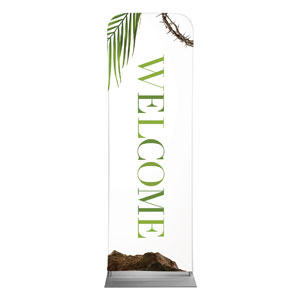 Easter Week Icons Welcome 2' x 6' Sleeve Banner