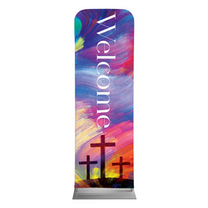 No Greater Love Welcome 2' x 6' Sleeve Banner