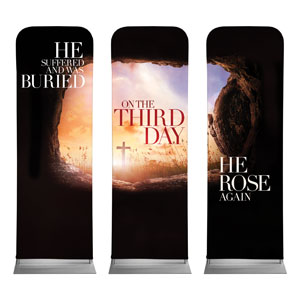 Third Day Triptych 2' x 6' Sleeve Banner