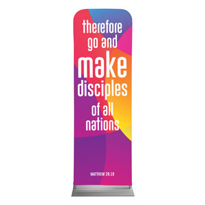 Curved Colors Scripture 2' x 6' Sleeve Banner