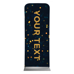 Christmas At Bokeh Your Text 2'7" x 6'7" Sleeve Banners