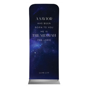 Begins With Christ Manger Scripture 2'7" x 6'7" Sleeve Banners