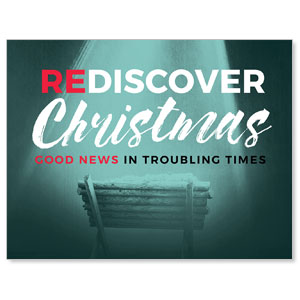 ReDiscover Christmas Advent Manger Jumbo Banners