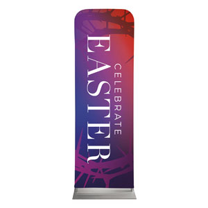 Celebrate Easter Crown 2 x 6 Sleeve Banner