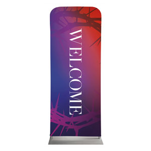 Celebrate Easter Crown Welcome 2'7" x 6'7" Sleeve Banners