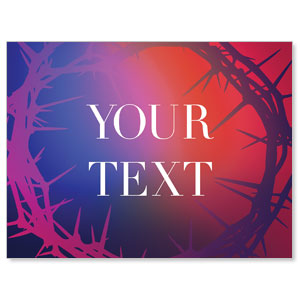 Celebrate Easter Crown Your Text Jumbo Banners
