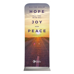 BTCS Hope Is Here Scripture 2'7" x 6'7" Sleeve Banners