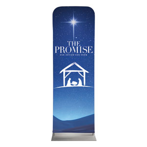 The Promise Manger 2' x 6' Sleeve Banner