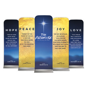 The Promise Contemporary Set 2' x 6' Sleeve Banner
