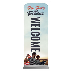 Faith Family Freedom Together 2'7" x 6'7" Sleeve Banners