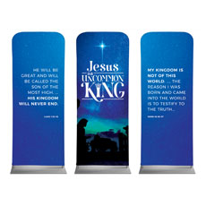 Jesus Uncommon King Triptych 