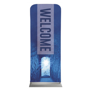 He Is Risen Stairs 2'7" x 6'7" Sleeve Banners