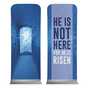 He Is Risen Stairs Pair 2'7" x 6'7" Sleeve Banners