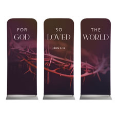 So Loved Crown Triptych 