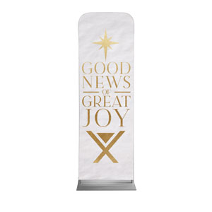Good News of Great Joy 2' x 6' Sleeve Banner