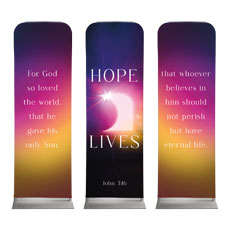 Hope Lives Tomb Triptych 