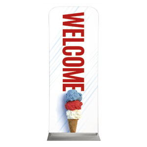 Fourth of July Picnic 2'7" x 6'7" Sleeve Banners