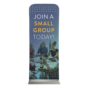 Becoming Christ Like Disciples Small Group 2'7" x 6'7" Sleeve Banners