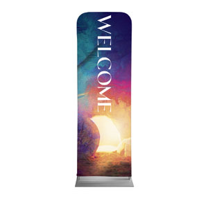 Colorful Open Tomb 2' x 6' Sleeve Banner