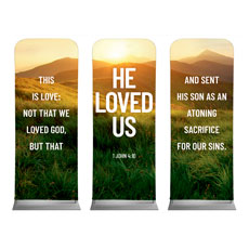 Easter of Hope Meadow Triptych 