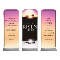 Risen Indeed Crowns Triptych 