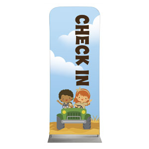 Hosanna Savannah Check In 2'7" x 6'7" Sleeve Banners