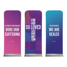 God So Loved Cross Triptych 