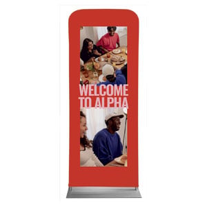 Alpha Welcome to Alpha 2'7" x 6'7" Sleeve Banners