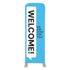 Chat Bubble 2' x 6' Sleeve Banner
