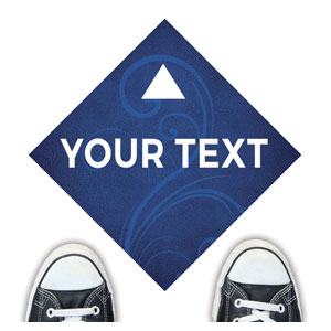Flourish Your Text Floor Stickers