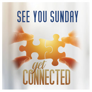 Connected See You Sunday Floor Stickers