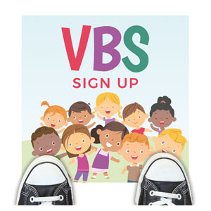 VBS Kids Sign Up Floor Stickers
