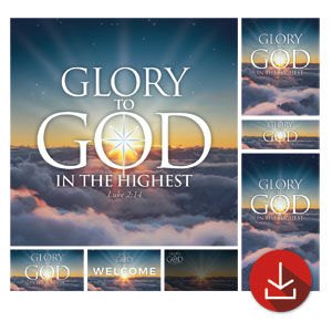 Glory to God Church Graphic Bundles