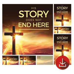 Cross Story Church Graphic Bundles