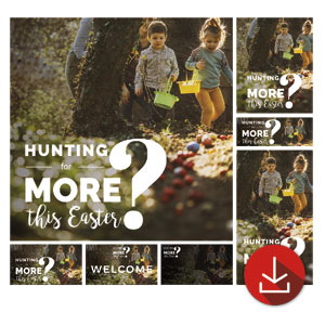 Hunting This Easter Church Graphic Bundles