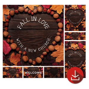 Fall in Love Church Graphic Bundles