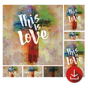 This is Love Easter Church Graphic Bundles